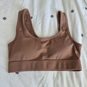 Women's Tan Sports Bra